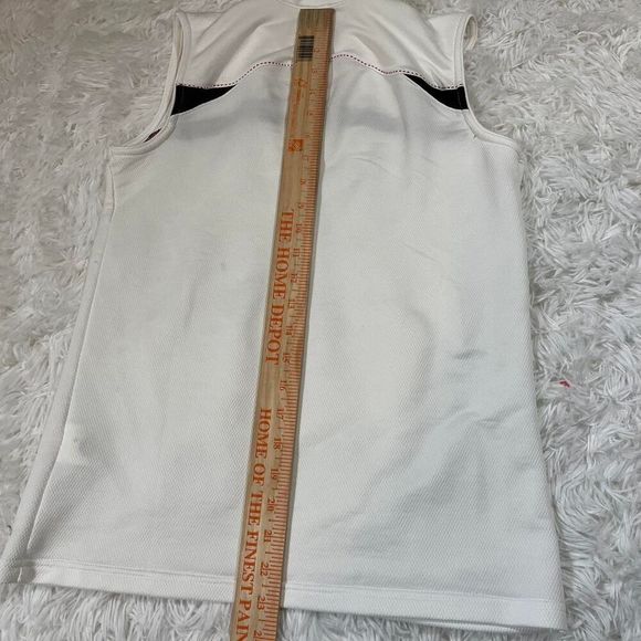 Vintage Women's White Golf Polo Athletic Tank Top - Picture 5 of 6